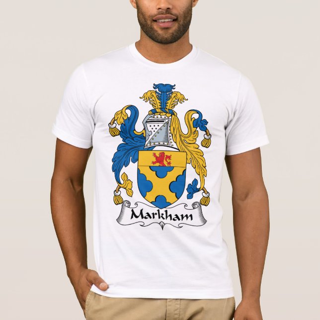 Markham Family Crest T-Shirt (Front)