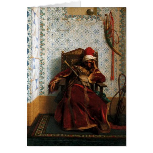 "Markos Botsaris", by Jean Leon Gerome Cards (Front)