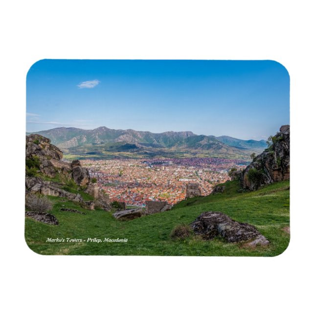 Marko's Tower - Prilep Magnet (Horizontal)