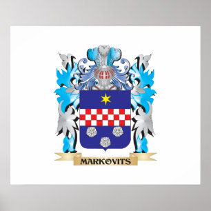 Markovits Coat of Arms - Family Crest Poster