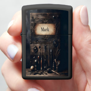 Mark's Dark Wood Workshop Zippo Lighter