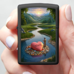 Mark's Heartfelt Catch Zippo Lighter