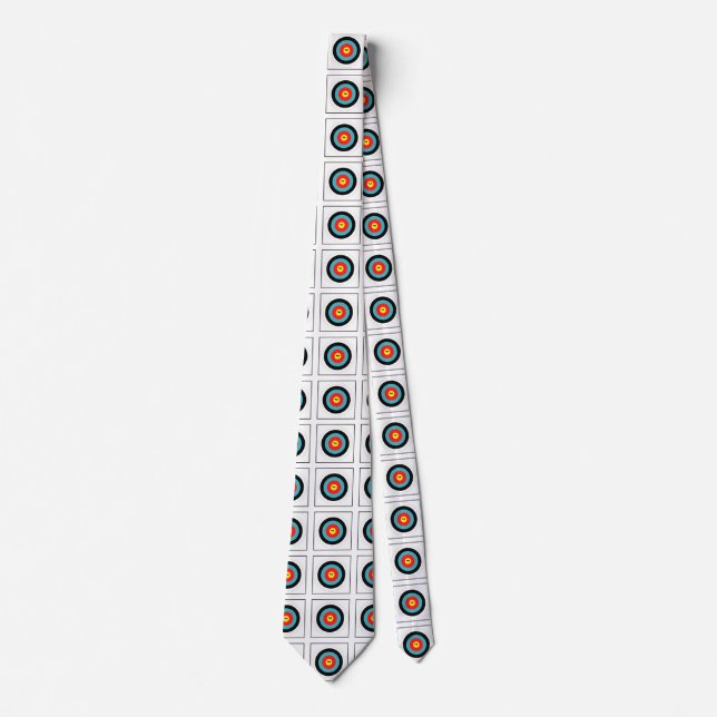 Marksman Target Grouping Neck Tie (Front)