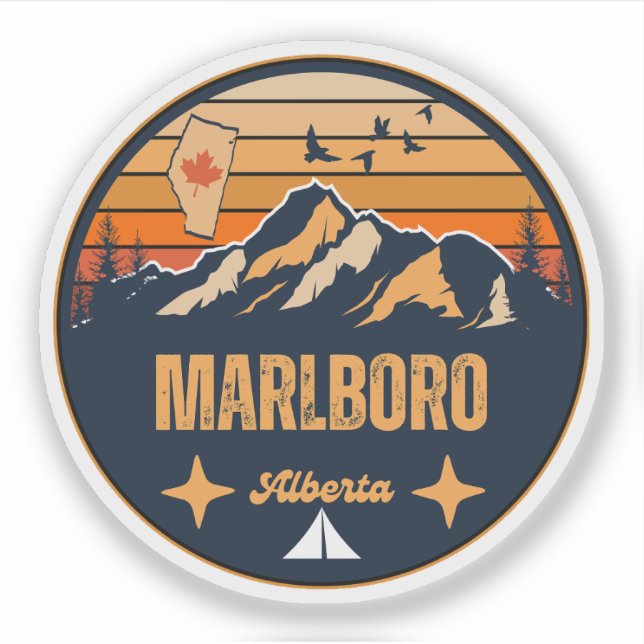 Marlboro, Alberta Sticker (Front)