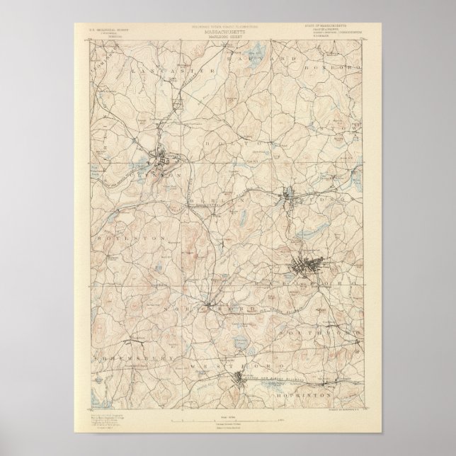 Marlboro, Massachusetts Poster (Front)