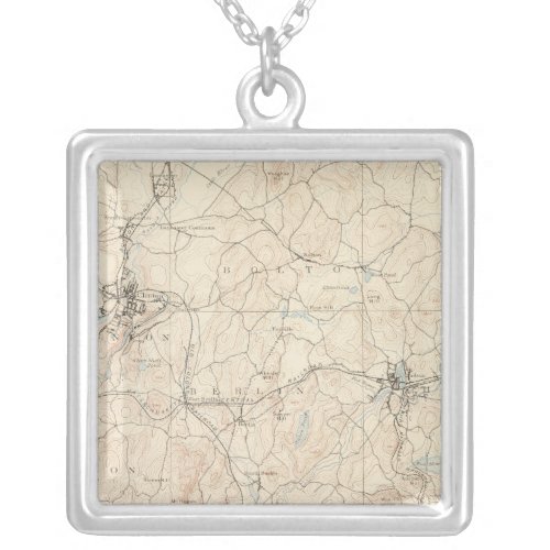 Marlboro Massachusetts Silver Plated Necklace