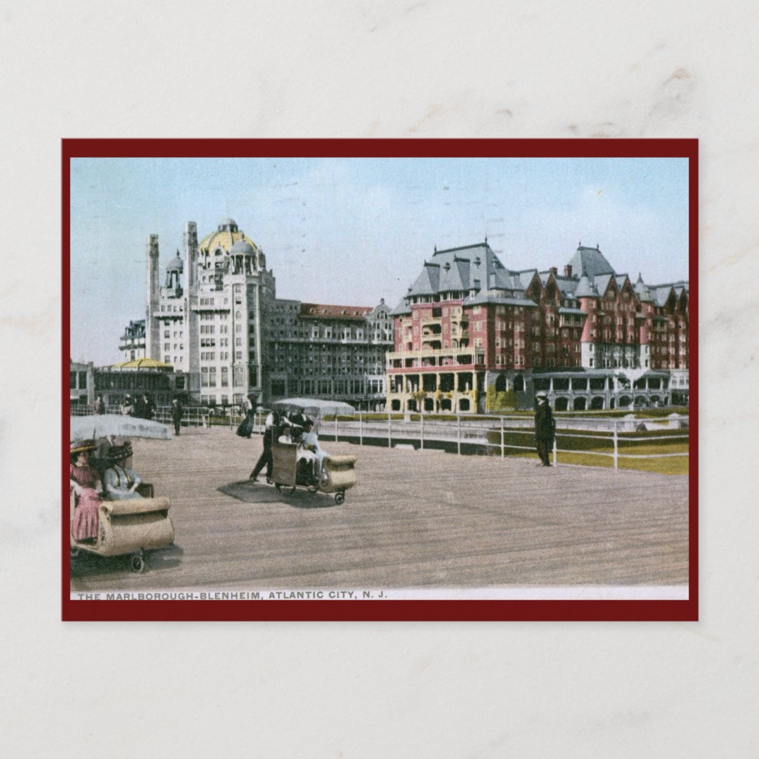 Marlborough Blenheim, Atlantic City, New Jersey Postcard Zazzle