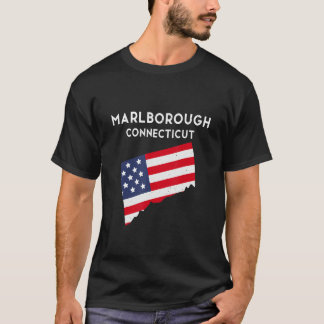 Marlborough Connecticut USA State America Travel C T-Shirt