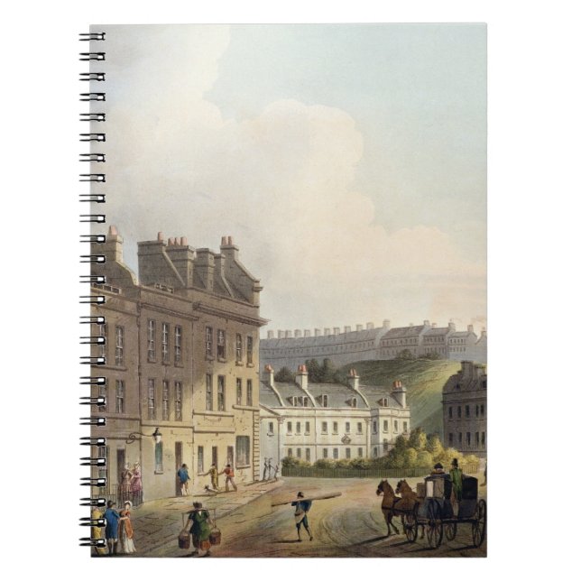 Marlborough Street, from 'Bath Illustrated by a Se Notebook (Front)