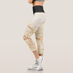 Marle And Black Capri Leggings