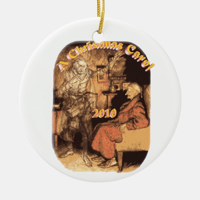 Marley and Scrooge 2010 Round Ornament (Front)