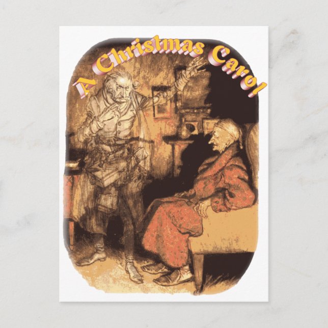 Marley and Scrooge Postcard (Front)