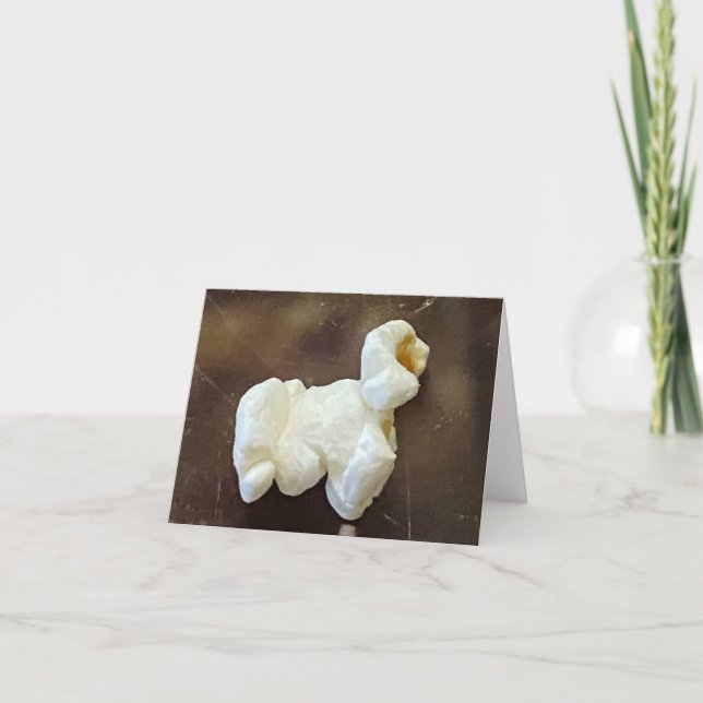 Marley The Popcorn 🍿 Sheep 🐑  Thank You Card (Front)