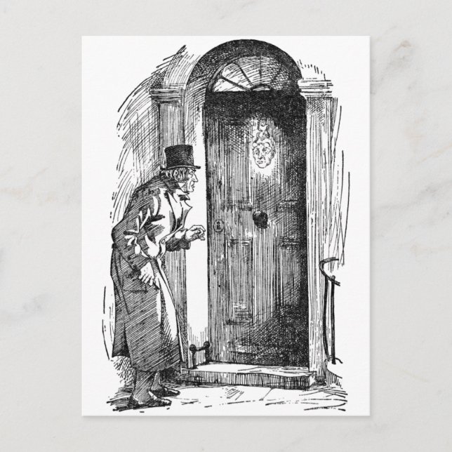 Marley's Face Postcard (Front)