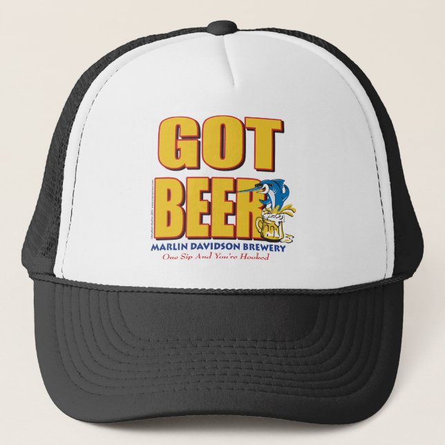 Marlin Davidsons Brewery - Got Beer Trucker Hat (Front)
