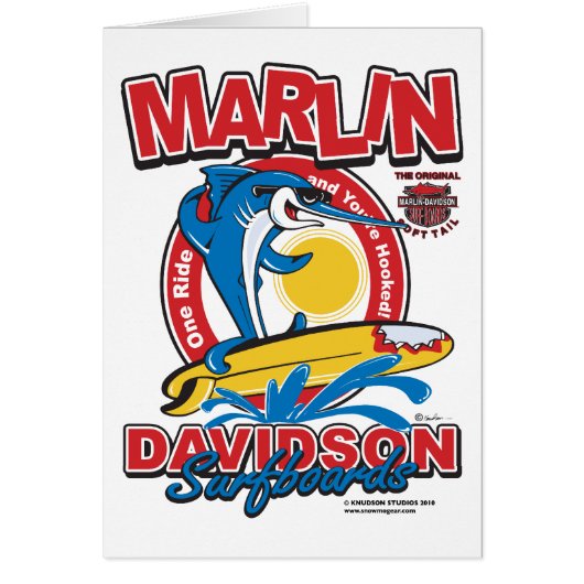 Marlin Davidsons Surfboards Cards (Front)