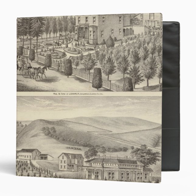 Marlin, Finigan residences, farms Binder (Front/Inside)