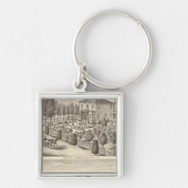 Marlin, Finigan residences, farms Keychain (Front)