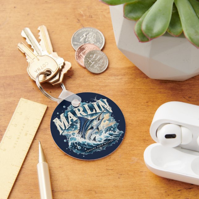 MARLIN Fishing Ocean Adventure Keychain (Desk)