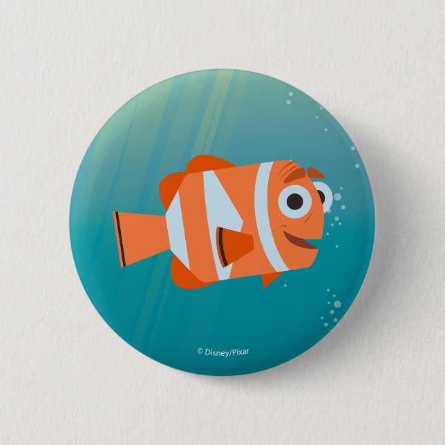 Marlin | Ocean Here We Come! Button (Front)