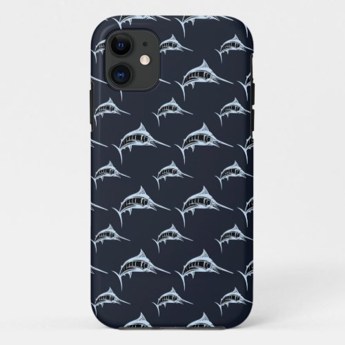 Marlin Pattern iPhone 11 Case