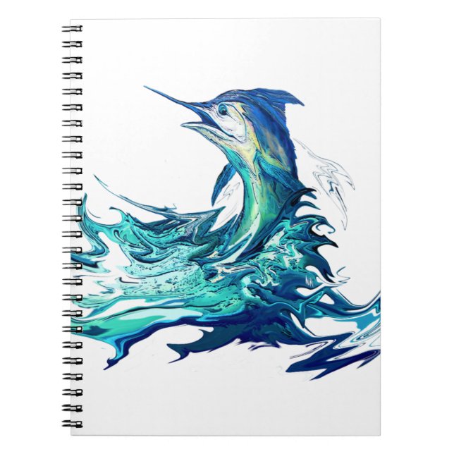 Marlin Sport Fishing Notebook (Front)