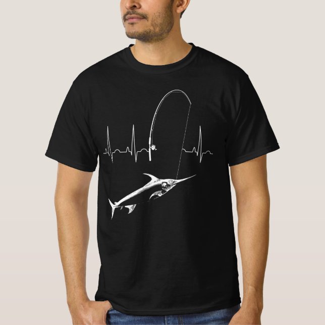 Marlin Sword Fish Swordfish T-Shirt (Front)
