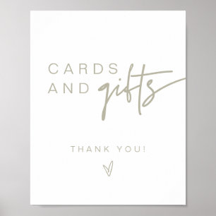 MARLO Bohemian Sage Green Cards & Gifts Sign