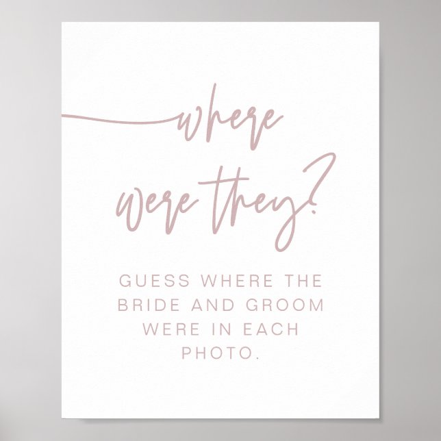 MARLO Boho Dusty Rose Where Were They Sign (Front)