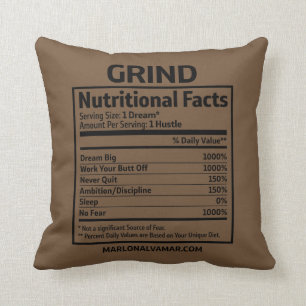 Marlon Alvamar Grind  Pillow