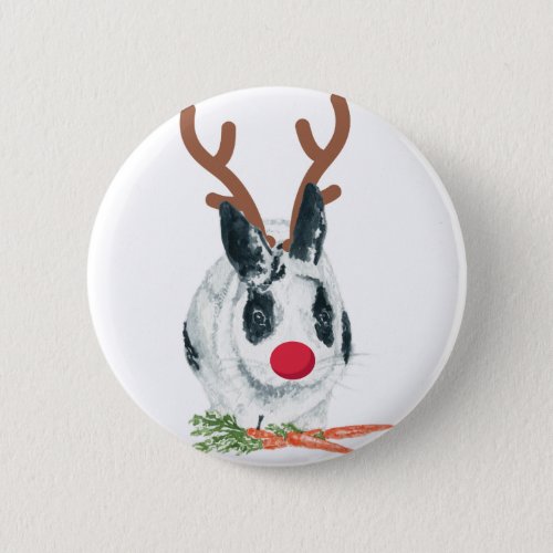 Marlon Bundo Christmas Rudolph button