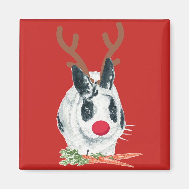 Marlon Bundo Christmas Rudolph magnet (Front)