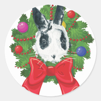 Marlon Bundo Christmas wreath stickers