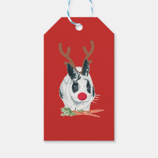 Marlon Bundo Rudolph Christmas gift tag
