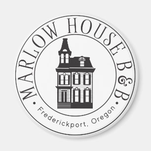 Marlow House B & B Buttons and Magnets