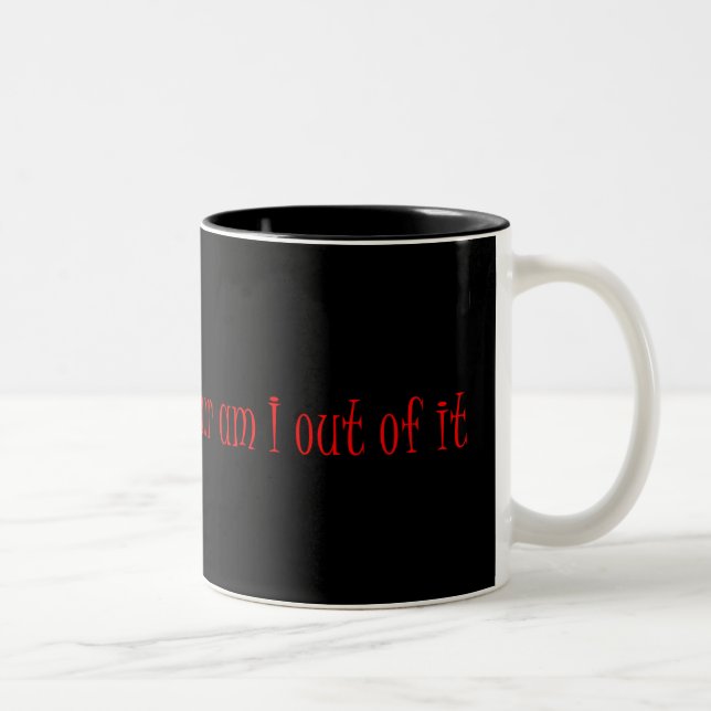 Marlowe Dr Faustus Hell Quote Two-Tone Coffee Mug (Right)