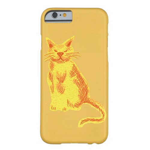 Marmalade cat barely there iPhone 6 case