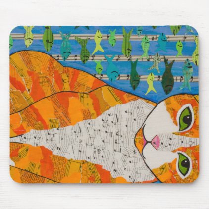 Marmalade Cat Mouse Pad