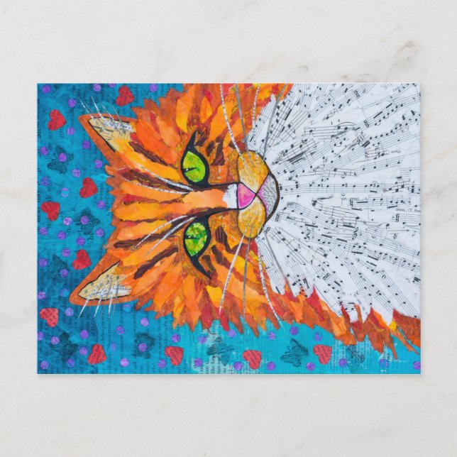 Marmalade Cat Postcard (Front)