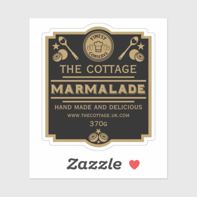 Marmalade Conserve Maker Sticker (Sheet)