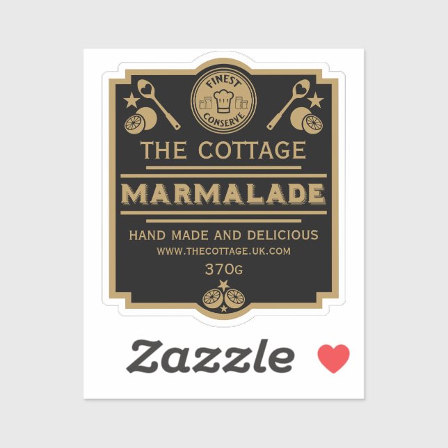 Marmalade Conserve Maker Sticker (Sheet)