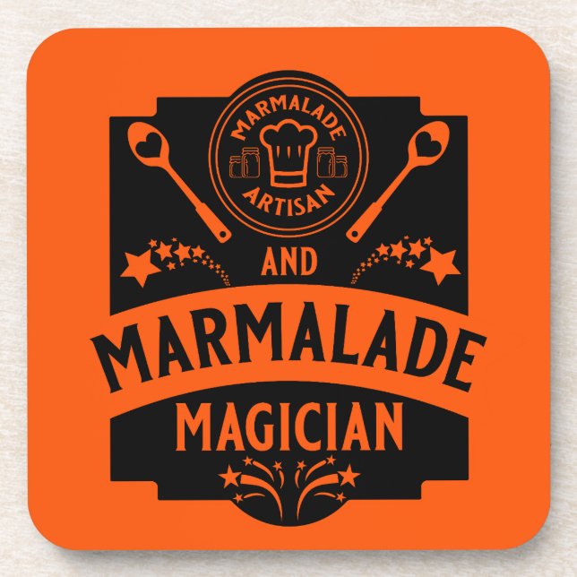 Marmalade Jam  Beverage Coaster (Front)