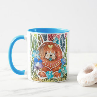 MARMALADE MISS Chow dog  11 OZ. Mug