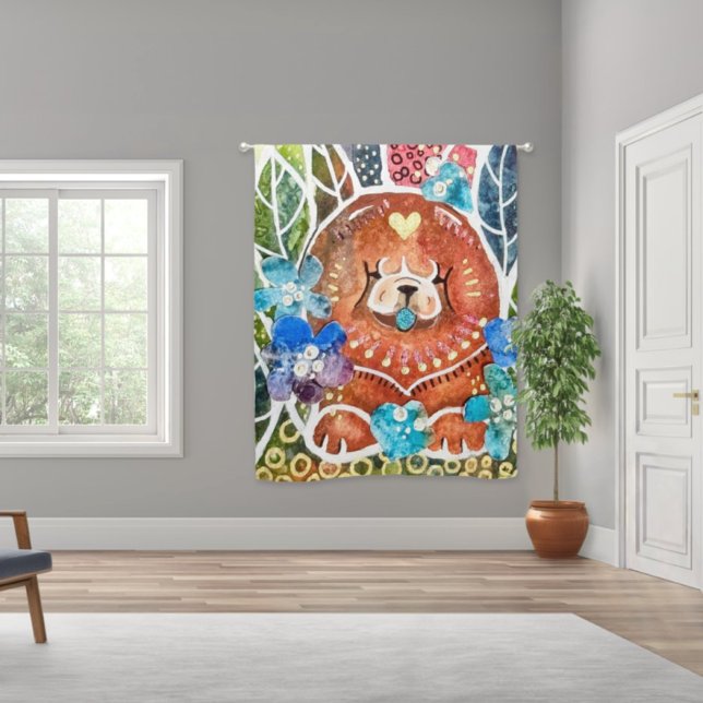 MARMALADE MISS Chow dog  . Blackout Curtains (Creator Uploaded)