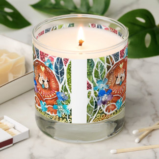 MARMALADE MISS chow dog  Scented Candle