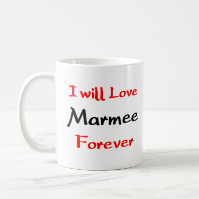 marmee love coffee mug (Left)