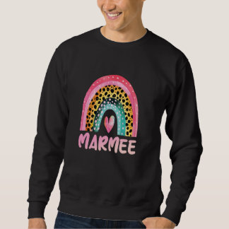 Marmee Rainbow Mother's Day Love Cute Funny Sweatshirt