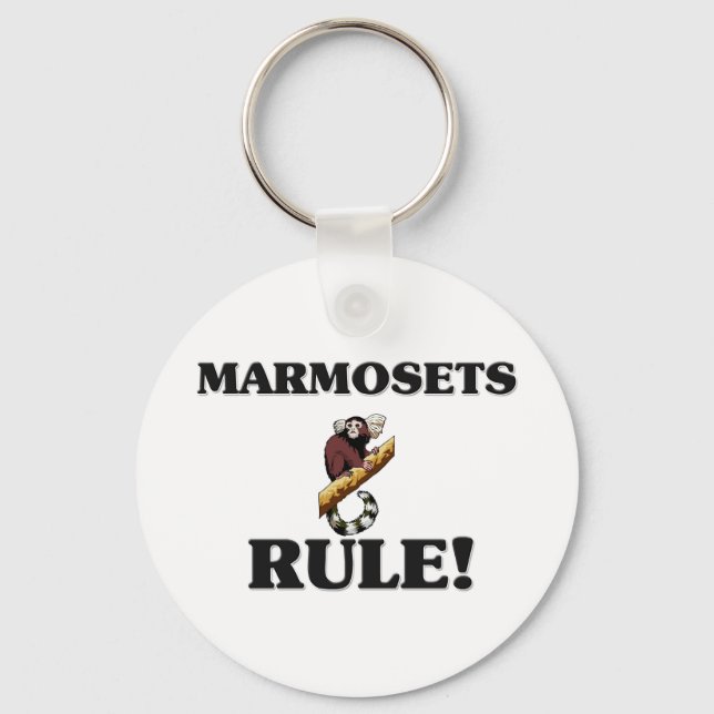MARMOSETS Rule! Keychain (Front)