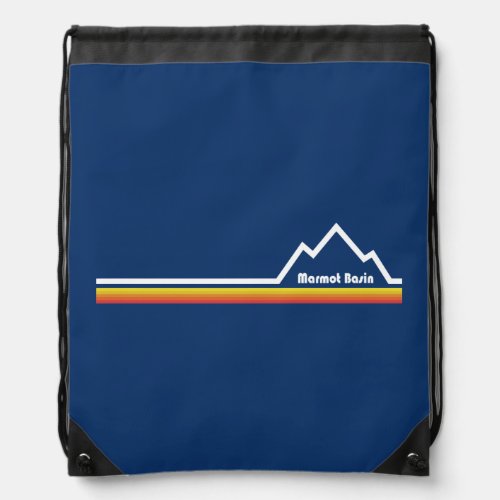 Marmot Basin Drawstring Bag