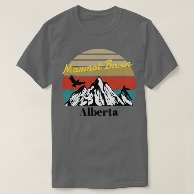 Marmot Basin ski Alberta Canada 1 T-Shirt (Design Front)